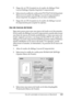 Page 143Uso del controlador de impresora en Macintosh143
4
4
4
4
4
4
4
4
4
4
4
4
5. Haga clic en OK (Aceptar) en el cuadro de diálogo Print 
Layout Settings (Ajustes Imprimir Composición).
6. Seleccione la casilla de verificación Print the Frame (Imprimir 
Marco) en el cuadro de diálogo Layout (Composición) si 
desea imprimir las páginas con un marco alrededor.
7. Haga clic en OK (Aceptar) en el cuadro de diálogo Layout 
(Composición) para aceptar los ajustes.
Uso de marcas de fondo
Siga estos pasos para usar...