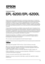 Page 33
Impresora láser
Ninguna parte de esta publicación podrá ser reproducida, almacenada en un sistema de 
recuperación ni transmitida en forma alguna ni por ningún medio mecánico, de fotocopiado, 
de grabación o cualquier otro, sin el previo consentimiento por escrito de Seiko Epson 
Corporation. No se asume ninguna responsabilidad de patentes con respecto al uso de la 
información contenida en este documento. Asimismo, se declina cualquier responsabilidad 
por los daños que pudieran producirse como...