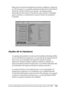 Page 265Uso de la utilidad Remote Control Panel (Panel de control de remoto); sólo en la EPL-6200.265
7
7
7
7
7
7
7
7
7
7
7
7
Seleccione el modo de emulación que desea configurar y haga clic 
en OK (Aceptar). La pantalla principal de Remote Control Panel 
(Panel de control remoto) que aparece varía ligeramente, 
dependiendo del modo de emulación seleccionado. El ejemplo 
que se muestra a continuación es para el modo de emulación 
LaserJet4.
Ajustes de la impresora
Los ajustes presentados en esta sección también...