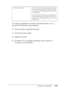 Page 482Trabajo con las fuentes482
C
C
C
C
C
C
C
C
C
C
C
C
Los códigos siguientes se insertan automáticamente y no es 
necesario introducirlos manualmente:
❏Zona en blanco izquierda/derecha
❏Carácter de inicio/final
❏Dígito de control
❏El número “0” (se agrega al principio de la cadena de 
caracteres si es necesario)
Tamaño  de  fuente Si no se usa OCR-B: 26 puntos o más (hasta 
96 puntos en Windows XP, 2000 y NT 4.0). 
Los tamaños recomendados son 26, 52, 78 
y 104 puntos.
Si se usa OCR-B: 36 puntos o más...