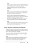 Page 50Manejo del papel50
2
2
2
2
2
2
2
2
2
2
2
2
Nota:
Cargue las hojas con membretes con la cara imprimible hacia arriba 
y con el membrete en la parte superior, con respecto a la impresora.
3. Asegúrese de haber seleccionado Manual Feed 
(Alimentación manual) en los ajustes del controlador de 
impresora.
Nota:
Si imprime desde una aplicación de DOS, active Manual Feed 
(Alimentación manual) con la utilidad Remote Control Panel (Panel 
de control remoto). Si desea más detalles, consulte “Botón Page 
Setup...