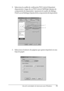 Page 73Uso del controlador de impresora para Windows73
3
3
3
3
3
3
3
3
3
3
3
3
2. Seleccione la casilla de verificación Print Layout (Imprimir 
disposición) y haga clic en Print Layout Settings (Ajustes de 
composición de impresión). Aparecerá el cuadro de diálogo 
Print Layout Settings (Ajustes de la composición de impresión).
3. Seleccione el número de páginas que quiera imprimir en una 
hoja de papel.
1
2
 