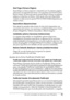 Page 90Uso del controlador de impresora para Windows90
3
3
3
3
3
3
3
3
3
3
3
3
Start Page (Primera Página)
Especifique si desea empezar a imprimir por la primera página 
(anverso) o la segunda (reverso). Las opciones son Front (Cara) y 
Back (Atrás). Si está activada la opción Back (Atrás), la primera 
página se imprime en blanco. Este ajuste sólo esta disponible 
cuando se selecciona la opción Print on Both Sides (Imprimir por 
ambas caras).
Separations (Separaciones)
Este ajuste le permite seleccionar el...