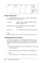 Page 288288Information about Fonts
System requirements
To use EPSON BarCode Fonts, your computer system should 
meet the following requirements:
Note:
EPSON BarCode Fonts can only be used with Epson printer drivers.
Installing EPSON BarCode Fonts
Follow the steps below to install EPSON BarCode Fonts. The 
procedure described here is for installation in Windows 98; the 
procedure for other Windows operating systems is nearly the 
same.
1. Make sure that the printer is off and that Windows is running 
on your...