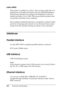 Page 282282Technical Specifications
Laser safety
This printer is certified as a Class 1 laser product under the U.S. 
Department of Health and Human Services (DHHS) Radiation 
Performance Standard according to the Radiation Control for 
Health and Safety Act of 1968. This means that the printer does 
not produce hazardous laser radiation.
Since radiation emitted by the laser is completely confined within 
protective housings and external covers, the laser beam cannot 
escape from the machine during any phase of...