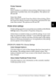 Page 122Using the PostScript Printer Software (Windows)109
4
4
4
4
4
4
4
4
4
4
4
4
Printer Features
RITech
Select whether to use RITech when printing. RITech improves the 
appearance of printed lines, text, and graphics. The options are 
On and Off.
Toner Save Mode
Select whether to use the Toner Save Mode when printing. When 
the Toner Save Mode is turned on, the printer uses about 50% less 
toner than normal. The options are On and Off.
Printer driver settings
Printer settings specific to your printer are...