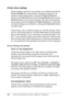 Page 129116Using the PostScript Printer Software (Windows)
Printer driver settings
Printer settings specific to your printer are available through the 
Device Settings tab of the printer’s Properties dialog box. In 
addition to the settings there, click the Printing Preferences 
button on the General sheet or the Printing Defaults b u t t o n  o n  t h e  
Advanced sheet for more print settings. The basic print settings 
are grouped under the Layout and Paper/Quality tabs, while more 
advanced settings are...