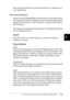 Page 178Using the PostScript Printer Software (Macintosh)165
5
5
5
5
5
5
5
5
5
5
5
5
The actual settings that are available might vary, depending on 
your application.
Page Setup dialog box
When you select Page Setup in the File menu of your application, 
the Page Setup dialog box appears. There are three setup option 
pages in this dialog box: Page Attributes, Custom Page Default, 
and Summary.
The settings and the buttons that appear in the Page Setup dialog 
box are explained below.
Cancel
Click this button...