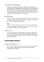 Page 196Getting to Know Your Printer
Hard Disk Drive (C12C824061)
This option expands the printer’s capacity by allowing you to 
print complex and large print jobs at high speed. This option also 
enables you to use the Reserve Job function. By using the Reserve 
Job function, you can store print jobs in the printer’s hard disk 
and print them later directly from the printer’s control panel. For 
details, see “Hard Disk Drive” on page 210.
Memory Module
Memory module expands your printer’s memory, allowing you...