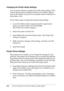 Page 177164Using the PostScript Printer Software (Macintosh)
Changing the Printer Setup Settings
You can easily change or update the printer setup settings. They 
include the amount of installed memory and whether options 
such as the Duplex Unit and lower cassette units are installed on 
the printer or not.
Follow these steps to change the printer setup settings:
1. Go to the Utilities folder located inside the Applications 
folder, and then double-click Print Center.
The Printer List window appears.
2. Select...