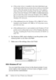 Page 199186Setting Up Your Printer on a Network❏If the printer driver is installed in the client beforehand, you 
need to select either the new printer driver or the current printer 
driver. When the prompt to select the printer driver appears, 
select the printer driver according to the message. If the local 
printer driver for Windows XP or 2000 is installed beforehand, 
you can select the printer driver for Windows XP or 2000 as 
the current printer driver instead of the alternative driver in the 
Windows NT...