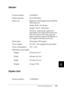 Page 344Technical Specifications331
A
A
A
A
A
A
A
A
A
A
A
A
Stacker
Duplex Unit
Product number: C12C802111
Output capacity: Up to 500 sheets
Paper  size: Regular or custom paper sizes within the 
following size:
Width: 89.90 - 215.90 mm
Length: 139.70 - 355.60 mm
However, when using custom size 
paper that is 76.2 mm to 89.9 mm wide 
and 127.0 mm to 139.7 mm long, the 
paper cannot be output to the Stacker so 
it is output to the face-down tray.
Paper types: Plain paper, thick paper
Power supply: DC 24V - 0.4A...