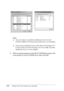 Page 191178Setting Up Your Printer on a NetworkNote:
❏You do not have to install the additional driver for Intel 
Windows 2000 (or XP) only, because that driver is preinstalled.
❏Do not select additional drivers other than Intel Windows 95 
or 98 (and Me) and Intel Windows NT 4.0 or 2000. The other 
additional drivers are not available.
5. When a prompt appears, insert the CD-ROM that comes with 
your printer in your CD-ROM drive, then click OK.
 