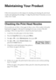 Page 3434Maintaining Your Product
Maintaining Your Product
Follow the instructions in this chapter for checking and cleaning the print head 
nozzles and replacing ink cartridges. To align the print head, if necessary, see your 
online User’s Guide.
Checking the Print Head Nozzles
If your printouts are faint or have gaps in them, some of the nozzles in the print 
head may be clogged or ink may be running low in one or more of the ink 
cartridges. Follow the steps below to check the print head nozzles.
1. Load...