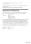 Page 49Notices49
To find the Epson Authorized Reseller nearest you, visit our website at: 
http://www.epson.com.
To find the Epson Customer Care Center nearest you, visit: http://epson.com/support.
You can also write to:
Epson America, Inc., P.O. Box 93012, Long Beach, CA 90809-3012
Declaration of Conformity
According to 47CFR, Part 2 and 15 for: Class B Personal Computers and Peripherals; 
and/or CPU Boards and Power Supplies used with Class B Personal Computers:
We: Epson America, Inc.
Located at: MS 3-13...