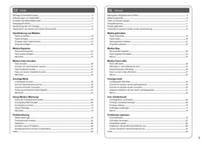 Page 5


InhaltDEInhoudNL
Wichtige Sicherheitshinweise ........................................................................\
.....................................................6Erläuterungen zum Bedienfeld  ........................................................................\
..................................................8Einstellen des Bedienfeldwinkels  ........................................................................\...