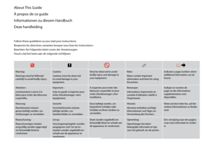 Page 6

About This Guide
À propos de ce guide
Informationen zu diesem Handbuch
Deze handleiding
Follow these guidelines as you read your instructions:
Respectez les directives suivantes lorsque vous lisez les instructions :
Beachten Sie Folgendes beim Lesen der Anweisungen:
Houd u bij het lezen aan de volgende richtlijnen:
wcQR &
Warning:
Warnings must be followed carefully to avoid bodily injury.
Caution:
Cautions must be observed to avoid damage to your equipment.
Must be observed to avoid bodily injury...