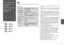 Page 89


Fax Send SettingsResolution, Contrast, 2-Sided Scanning *¹, Set As New Default
Speed Dial SetupCreate, Edit, Delete
Group Dial SetupCreate, Edit, Delete
Fax Print SettingsAuto Reduction *², Last Transmission 
Report *³
CommunicationDial Mode *⁴, DRD *⁵, ECM *⁶, V.34 *⁷, Rings to Answer *⁸, Dial Tone Detection *⁹
Check Fax Connection
HeaderFax Header, Your Phone Number
Send Fax LaterOff, On
Broadcast Fax R & 75
Pollrecv R & 86
Fax ReportFax Log *¹⁰, Last Transmission *¹¹, Speed Dial List,...