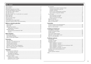 Page 55
InhoudNL
Deze handleiding ........................................................................\
........................................................................\
....6Auteursrechten  ........................................................................\
........................................................................\
........7Belangrijke veiligheidsvoorschriften ........................................................................\
........................................8Uw...