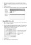 Page 2828Impressão a partir do seu computador
6. Selecione uma qualidade mais alta ou uma impressão mais rápida (se 
disponível). Consulte o guia eletrônico Manual do usuário para obter mais 
detalhes.
7. Clique em 
Imprimir.
8. Para monitorar sua tarefa de impressão, clique no ícone da impressora  .
Mac OS X 10.3 a 10.4
1. Abra uma foto ou documento em um programa, abra o menu Arquivo e 
selecione 
Configurar Página.
2. Selecione as seguintes configurações básicas de página. Para imprimir sem 
margens,...