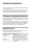 Page 4040Solução de problemas
Solução de problemas
Caso tenha um problema com a sua Stylus Office TX300F, verifique as mensagens 
no visor para diagnosticar a causa.
Pode-se também consultar a seção na página 41 para obter sugestões básicas para 
solução de problemas ou clicar duas vezes no ícone do Manual do usuário 
localizado na área de trabalho do computador para obter ajuda mais detalhada.
Verificação de atualizações de software
É uma boa idéia consultar periodicamente o site de suporte da Epson no...