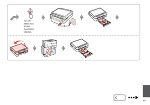 Page 91
1

Turn off
Mettre hors tension
Ausschalten
Uitzetten
 