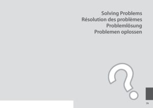 Page 79

Solving Problems
Résolution des problèmes
Problemlösung
Problemen oplossen
 