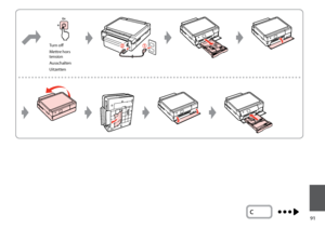 Page 91
1

Turn off
Mettre hors tension
Ausschalten
Uitzetten
 