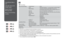 Page 46

Paper and Copy Settings2-Sided Printing *¹Off, On
Layout With Border, Borderless *⁵, 2-up Copy, Book/2-up, Book/2-Sided *¹
Reduce/EnlargeCustom Size, Actual Size, Auto Fit Page, 10×15cm->A4,  A4->10×15cm, 13×18->10×15, 10×15->13×18, A5->A4, A4->A5
Paper SizeA4, A5, 10×15cm(4×6in), 13×18cm(5×7in)
Paper TypePlain Paper, Matte, Prem. Glossy, Ultra Glossy, Glossy, Photo Paper
Document TypeText, Text & Image, Photo
QualityDraft, Standard Quality, Best
Binding Direction *²
Portrait, Left Portrait,...