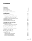 Page 3Contents3
Contents
Welcome!7
About Exif Print 8
About Your Software 8
About Your Documentation 9
Viewing the On-screen Reference Guide 10
Loading Paper11
Loading Paper in the Sheet Feeder 12
Loading Special Paper in the Sheet Feeder 14
Loading Multiple Sheets of Matte Paper 15
Loading Special Paper in the Single Sheet Guide 17
Loading Roll Paper or Canvas 21
Loading Thick Media in the Front Path 25
Printing From Start to Finish27
Basic Printing in Windows 28
Selecting the Settings You Use Most Often 30...