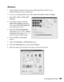 Page 65Printing Special Photos65 Windows
1. Open Adobe Photoshop and open the profile target file provided by your 
profile-building software manufacturer.
2. If you see a missing profile screen, select 
Leave as is (don’t color manage).
3. Select 
File > Print or Print with 
Preview
.
4. In the Print window, click the 
Show More Options checkbox, 
then choose 
Color Management 
in the pull-down menu.
5. Select 
No Color Management 
(Photoshop CS2 or CS3) or 
Same 
as Source
 (Photoshop CS or 7) as 
the Print...