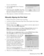 Page 87Maintaining Your Printer87
You see a screen like this:
4. Click the 
Automatic button, if necessary, 
then click 
OK.
5. On the next screen, click 
Start. The printer 
prints and checks an alignment pattern, and 
then prints and checks two more patterns.
6. When alignment is finished, click 
Finish on the last screen.
Manually Aligning the Print Head
1. Make sure the printer is turned on but not printing.
2. Load letter-size Epson Presentation Paper Matte (Photo Quality Ink Jet Paper).
3. Do one of the...