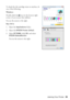 Page 39Maintaining Your Printer39 To check the ink cartridge status at anytime, do 
one of the following:
Windows:
Double-click the  icon in the bottom right 
corner of your screen (the taskbar). 
You see the screen to the right.
Mac OS X:
1. Open the 
Applications folder. 
2. Open the 
EPSON Printer Utility3.
3. Select 
SP R2880, click OK, and select 
EPSON StatusMonitor.
You see the screen to the right.
spr2880_ug.book  Page 39  Monday, April 6, 2009  1:10 PM
 