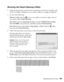 Page 79Maintaining Your Printer79
Running the Head Cleaning Utility
1. Make sure the printer is turned on but not printing, and the red Hink light is off. 
(If the 
Hink light is flashing or on, you need to replace a cartridge; see page 80.)
2. Do one of the following:
Windows: Right-click the   icon on your taskbar (in the lower right corner of 
your screen). Select 
Head Cleaning.
Mac OS X: Open the 
Applications folder and select EPSON Printer Utility. 
Select 
SP R800 in the printer list, click OK, and...