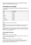 Page 5454Maintaining Your RX620
When your ink starts getting low, make sure you have replacement cartridges 
available. You can’t print if a cartridge is empty.
Purchasing Ink Cartridges
Use these Epson ink cartridges within six months of installing them and before the 
expiration date: 
Note: 
A color ink multipack is also available (T048920).
Caution: 
To ensure good results, use genuine Epson ink cartridges and do not refill them. Other 
products may cause damage to your Stylus Photo RX620 not covered by...