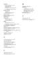 Page 8686Index Scanning
film and slides, 41 to 46
index sheet, 34
problems, 64 to 65, 69 to 71
to a memory card, 40 to 46
Screen, RX620
contrast, 71
safety instructions, 77
Setup mode, 31
Setup problems, 61 to 62
Sharpness, 30
Sleep mode
RX620 screen, 71
scanning lamp, 64
Slides
printing from, 15 to 19
scanning to memory card, 41 to 46
Slow printing or copying, 63
Smears, 67
Software installation problems, 61 to 62
Solving problems, 61 to 73
Stopping printing, 10, 12, 19, 25, 27, 33, 
34, 37
Supplies, ordering,...