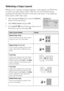 Page 1818Copying
Selecting a Copy Layout
Whether you’re copying a newspaper clipping or a photograph, your RX700 lets 
you print your copies using a variety of layouts. You can access basic layouts 
(copying with and without borders) on the main copy screen. To use additional 
layout options, follow these steps:
1. After pressing the 
Copy button, press the Options 
button. You see this screen:
2. Select 
More Layout and press OK. 
3. Use the u, d, l, r arrow buttons to choose one of 
these layout options, then...