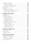 Page 44Contents
Printing From an Index Sheet  . . . . . . . . . . . . . . . . . . . . . . . . . . . . . . . .   38
Printing Your Index Sheet . . . . . . . . . . . . . . . . . . . . . . . . . . . . . . . .   39
Selecting Photos From the Index Sheet  . . . . . . . . . . . . . . . . . . . . . . .   39
Connecting Your Camera Directly  . . . . . . . . . . . . . . . . . . . . . . . . . . . . .   41
Cropping a Photo . . . . . . . . . . . . . . . . . . . . . . . . . . . . . . . . . . . . . . . . .   42
Creating Photo...