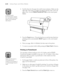 Page 872-20
2-20|Using Paper and Other Media
4. Feed the sheet into the paper slot until it meets resistance. Make sure the 
right edge of the paper is straight and aligned with the scale on the roll 
paper cover.
 You see PRESS PAUSE BUTTON on the control panel 
display.
5. Press the 
Pause button. The print head moves and the sheet feeds into 
printing position automatically. 
READY appears on the control panel 
display. 
6. Print your page. After it is finished, the sheet stays in the printer.
7. To remove...