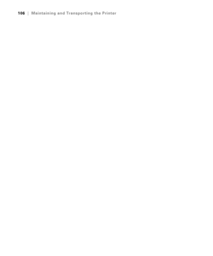 Page 1065-106
106|Maintaining and Transporting the Printer
sp3800Guide.book  Page 106  Monday, January 29, 2007  11:08 AM
 