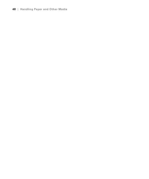 Page 482-48
48|Handling Paper and Other Media
sp3800Guide.book  Page 48  Monday, January 29, 2007  11:08 AM
 
