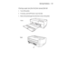 Page 1316-131
Solving Problems | 131
Clearing a paper jam from the front manual feed slot
1. Turn off the printer.
2. If necessary, press the d button to eject the sheet.
3. Remove the jammed paper from the front or back of the printer.
Front
Back
 