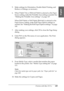 Page 109Printing with Mac OS 9.x109
2
2
2
2
2
2
2
2
2
2
2
2
English
5. Make settings for Orientation, Double-Sided Printing, and 
Reduce or Enlarge, as necessary.
6. When Paper Tray or Manual Feed is selected as the Paper 
Source setting, make the Printable Area setting as needed. See 
“Making the Printable Area settings” on page 147.
When Roll Paper or Roll Paper (Banner) is selected as the 
Paper Source setting, make Roll Paper Option settings as 
needed. See “Making the Roll Paper Option settings” on page...