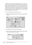 Page 144144Printing with Mac OS 9.x A booklet can be created by printing pages 1 and 4 on the first 
sheet of paper, pages 5 and 8 on the second sheet of paper, and 
pages 9 and 12 on the third sheet of paper. After these sheets are 
reloaded into the sheet feeder, you can then print pages 2 and 3 
on the back of the first sheet of paper, pages 6 and 7 on the back 
of the second sheet of paper, and pages 10 and 11 on the back of 
the third sheet of paper. The resulting pages can then be folded 
and bound...