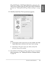 Page 17Printing with Windows17
1
1
1
1
1
1
1
1
1
1
1
1
English
When Roll Paper or Roll Paper (Banner) is selected as the 
Paper Source setting, make the Roll Paper Option settings as 
needed. See “Making the Roll Paper Option settings” on page 
56.
15. Click the Layout tab. The Layout menu appears.
Note:
❏The functions on the Layout menu are not available when Roll 
Paper (Banner) is selected as the Paper Source setting.
❏Depending on the paper source you choose, some of the 
functions may not be available.
16....