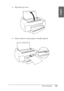 Page 283Paper Handling283
6
6
6
6
6
6
6
6
6
6
6
6
English
4. Open the top cover.
5. Insert a sheet to where paper is usually ejected.
 