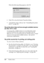 Page 328328Problem SolverWhen the following dialog appears, click OK.
6. Click OK to close the System Properties dialog.
7. Uninstall the printer software. See “Uninstalling the printer 
driver” on page 103.
The printer driver does not have enough available memory 
(for Mac OS 9.x only)
To increase the available memory in your Macintosh, select 
Control Panel from the Apple menu and double-click the 
Memory icon. You can increase the size of RAM cache or virtual 
memory to increase total available memory. Also...