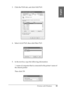 Page 93Printing with Windows93
1
1
1
1
1
1
1
1
1
1
1
1
English
3. Click the Ports tab, and click Add Port.
4. Select Local Port, then click New Port.
5. In the text box, type the following information:
\
ame of computer that is connected to the printer
ame of 
the shared printer
Then click OK.
 