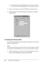 Page 9696Printing with Windows❏If a dialog box appears requesting you to restart your computer, 
do so. Then open the Printers folder, and continue from step 7.
7. Select your printer, and choose Sharing on the File menu.
8. Select Shared As, enter the printer information as needed, 
and click OK.
Accessing the shared printer
To access the shared printer from another computer on a network, 
follow the steps below.
Note:
Your printer must be setup as a shared resource on the computer to which 
it is directly...