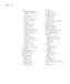 Page 156-156
156  |  Index
Paper
attaching to spindle, 49
configuration settings, 92 to 94, 
137
custom settings, 57 to 59
custom size, 64
custom size, creating, 88
cut sheet, 36 to 47
Epson, 48
handling, 35 to 59
heavy stock, 44 to 47
jams, 142 to 147
loading in tray, 36 to 43
loading manually, 44 to 47
Mac OS X options, 62 to 64
non-Epson, 57 to 59
ordering, 48
printable area, 151
problems, 141 to 147
removing from spindle, 54
roll, 48 to 56
specifications, 150
suction, 59, 71, 93
trim lines, 56, 72, 88...